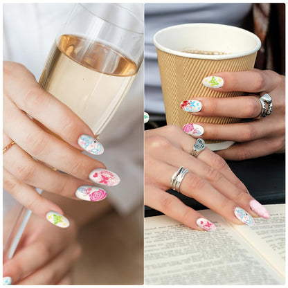 Nolitoy stainless steel nail art plates with floral designs