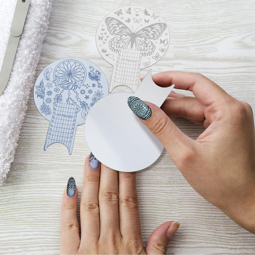 Nolitoy nail stamping kit for home manicure accessories