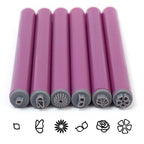 Silicone nail art stamp pens with butterfly designs