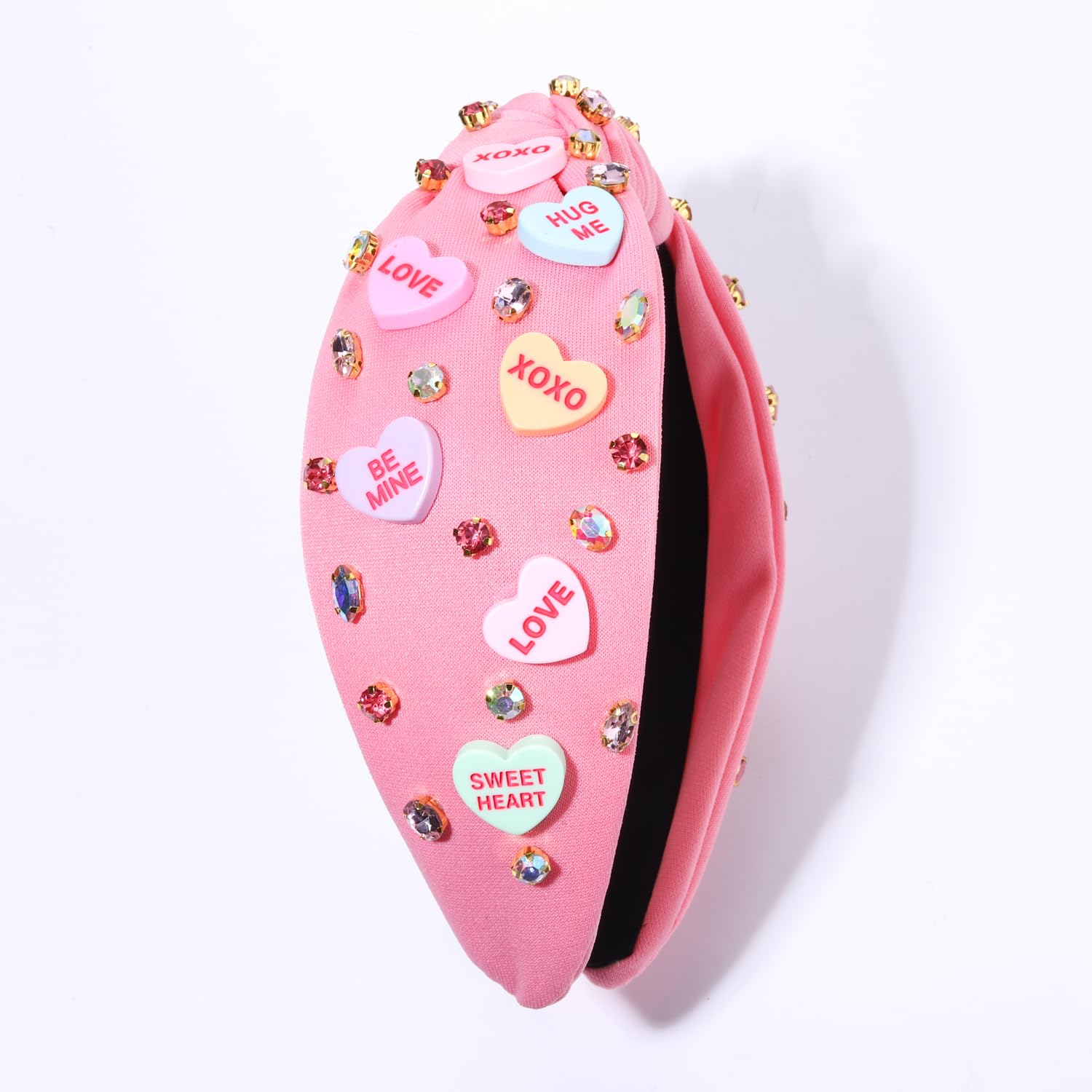 Back view of Nvenf decorative crystal hairband
