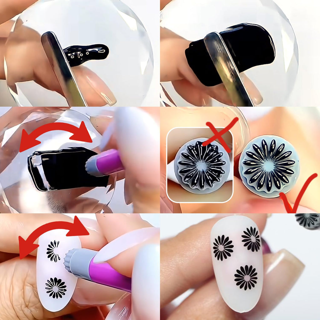 Silicone nail seal pen set packaging detail