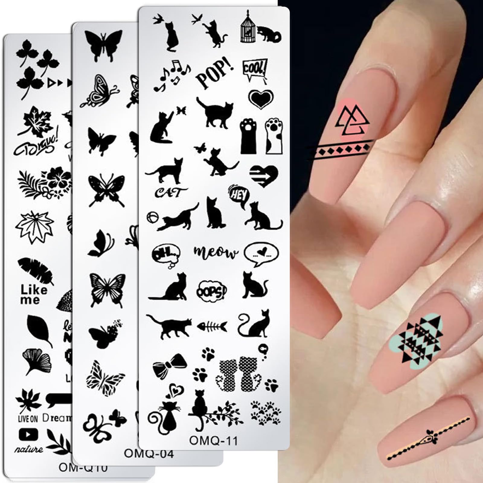 Clear silicone jelly stamper and scraper for nail art