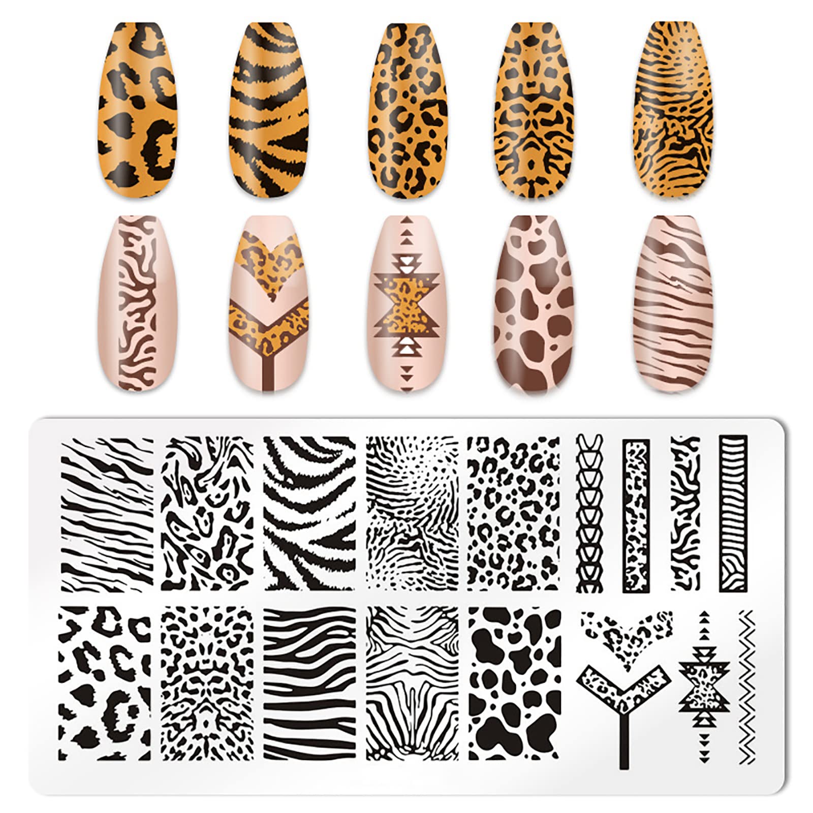 Clear silicone jelly stamper and scraper for nail art