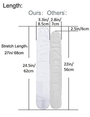 Euicae stretchable makeup headband set for home and salon use