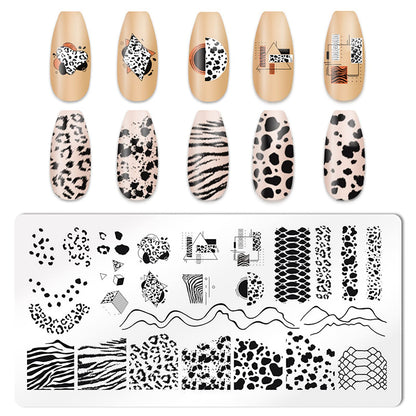 Professional nail stamping kit for DIY manicure accessories