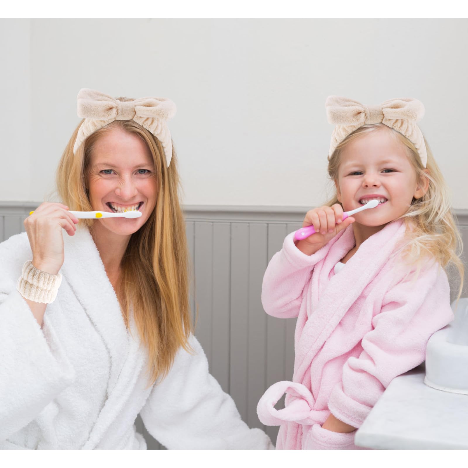 Comfortable elastic headband and wristband kit