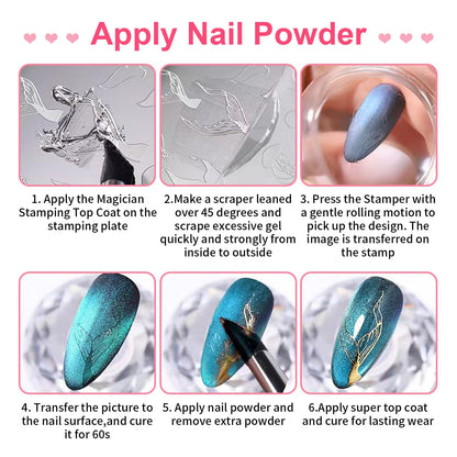 Professional manicure tools for French nail art