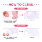 Complete DIY nail art stamping workstation tools