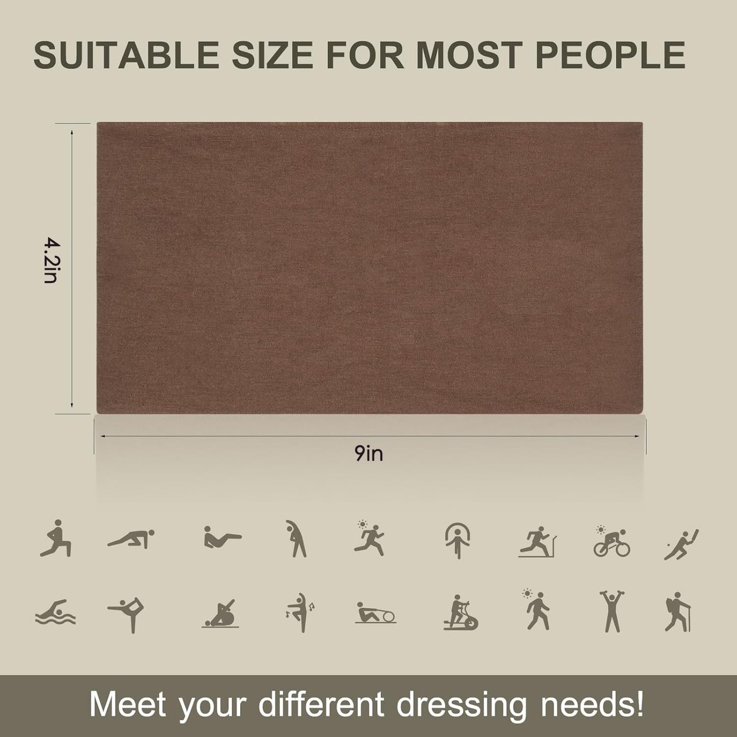 Diyjibb wide cloth headbands showing fabric texture