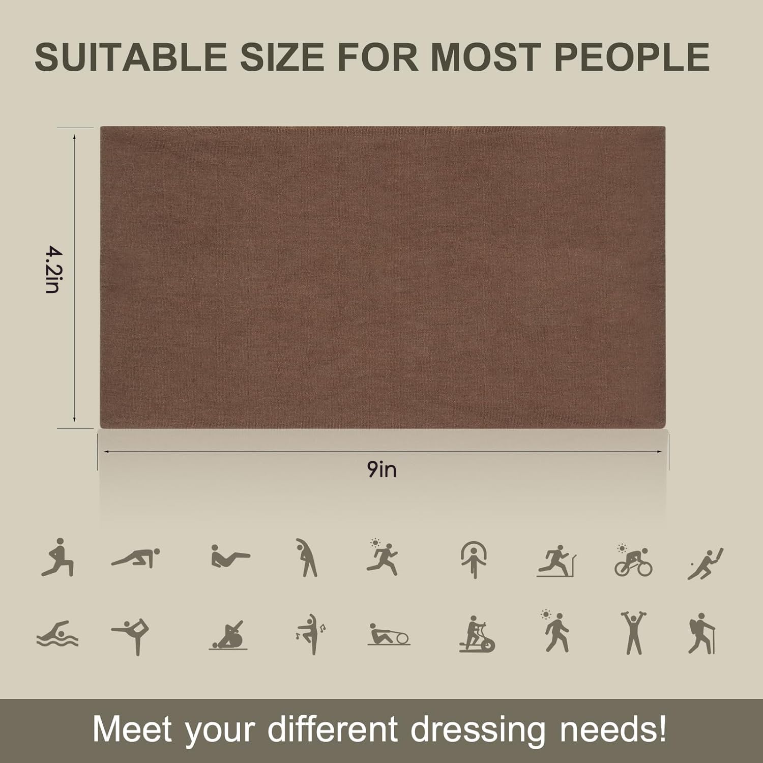 Diyjibb wide cloth headbands showing fabric texture