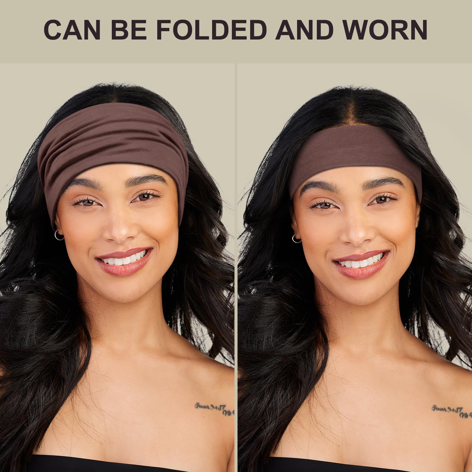 Diyjibb workout headbands for women multicolored set