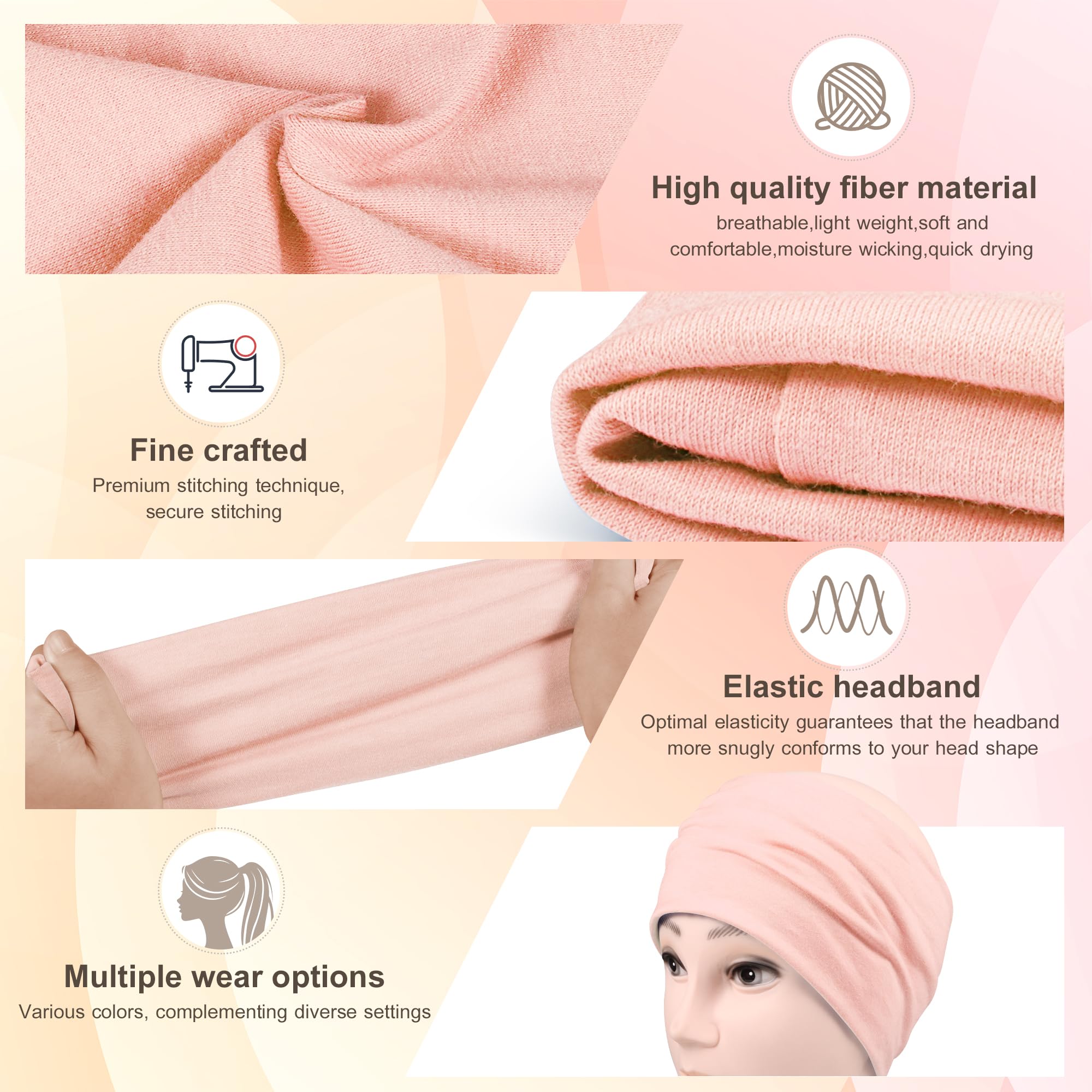 Diyjibb soft and stretchy headbands on display