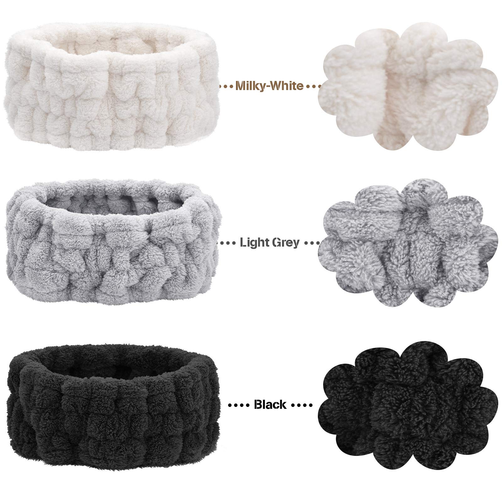 Three colors of Chuangdi facial makeup headbands