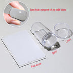 Nail art scraper tools for stencil cleanup