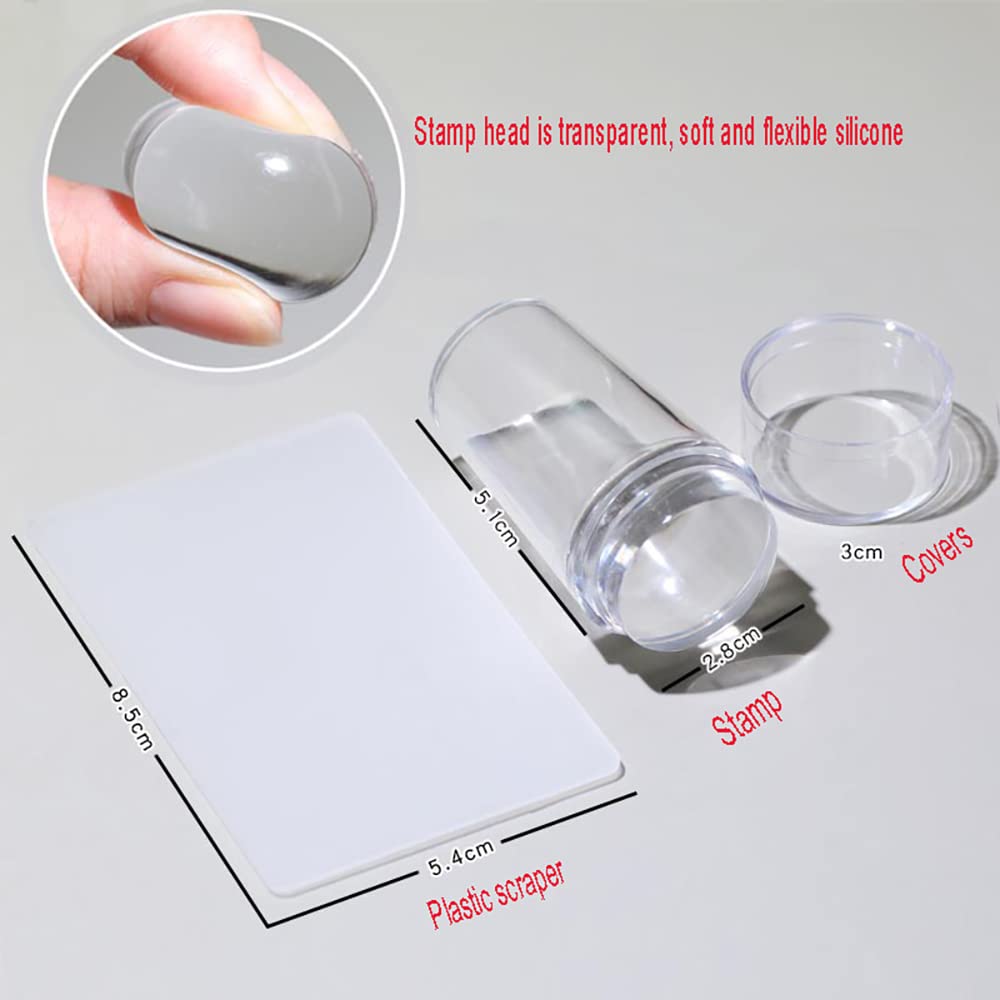 Nail art scraper tools for stencil cleanup
