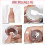 Full contents of ASVNRES nail stamp template set