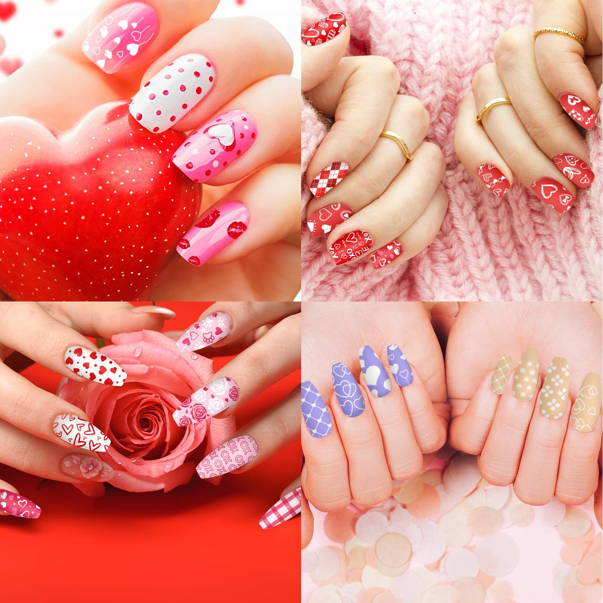 Whaline nail art kit packaging and contents display