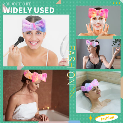 Wsyub spa headband being used for facial routine