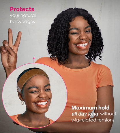 Instructions for wearing Yuest wig grip band