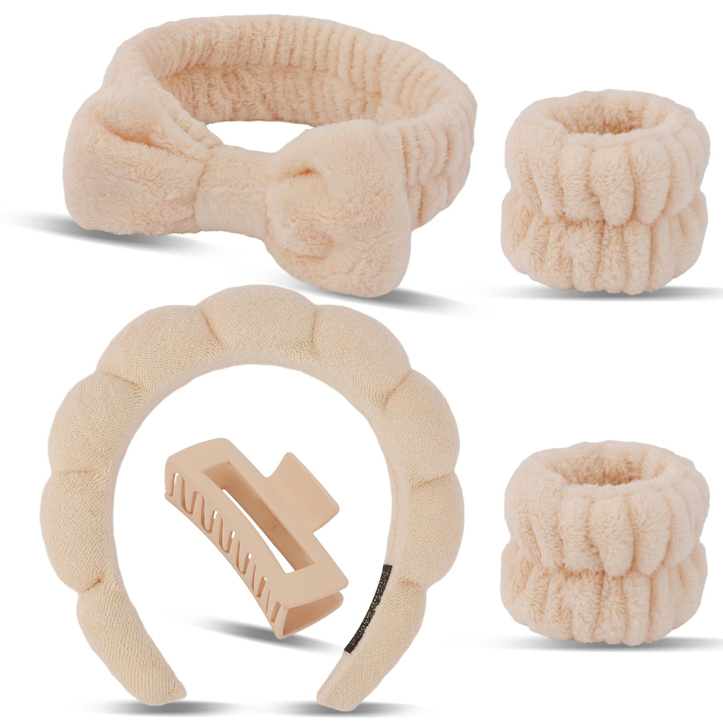 Canitor set components including head band and claw clips