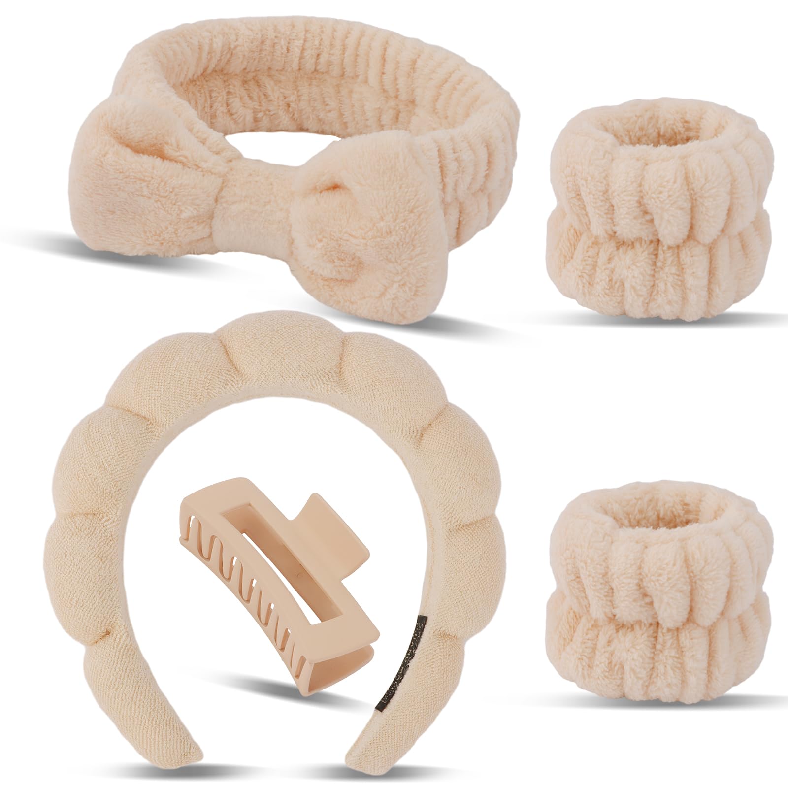 Canitor set components including head band and claw clips