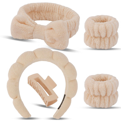 Canitor set components including head band and claw clips