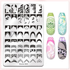 Clear silicone jelly stamper and scraper tool for nail stamping