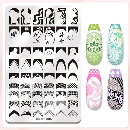 Clear silicone jelly stamper and scraper tool for nail stamping
