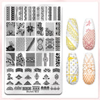 Biutee nail stamping plate 110 patterns collection layout