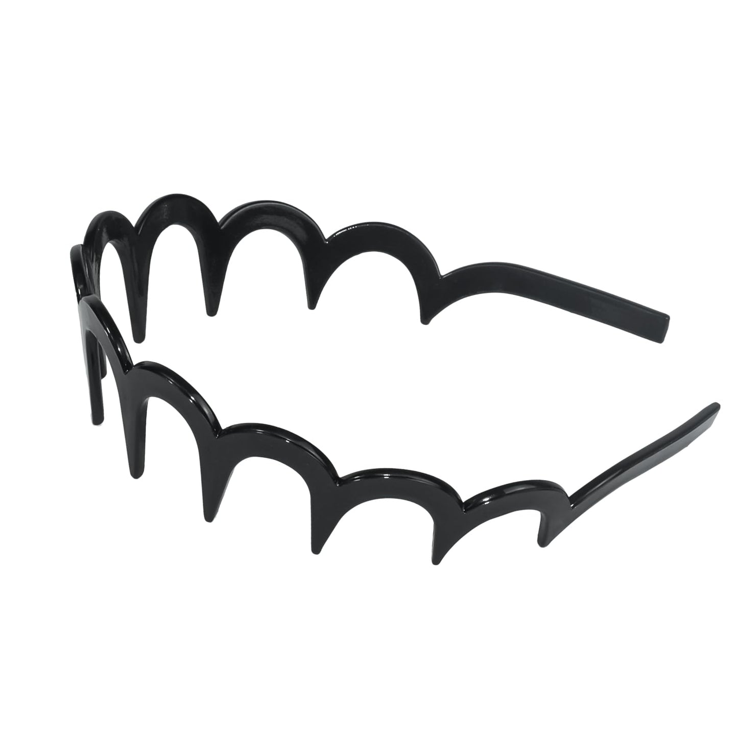 Durable recycled plastic zigzag hair band