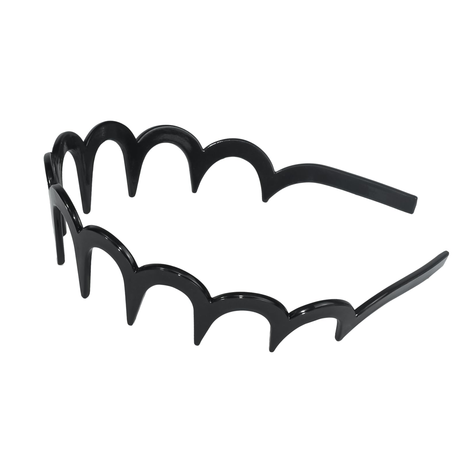 Durable recycled plastic zigzag hair band