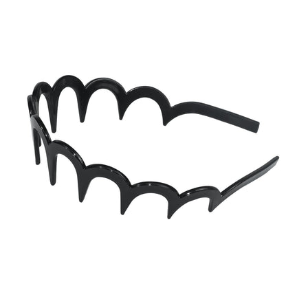 Durable recycled plastic zigzag hair band