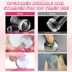 Professional nail art kit accessories including scraper and stamper