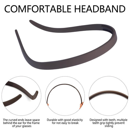 Top view of 6 pieces Mana Flavizo hair accessories set