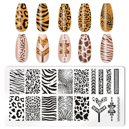 Professional nail stamping kit for DIY manicure