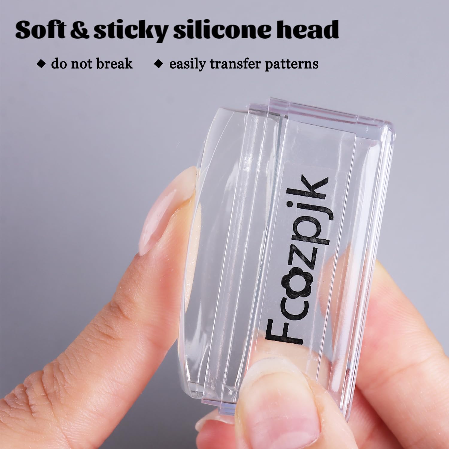 Replacement soft jelly heads for BabeNail silicone stamper