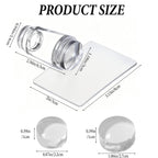 Double headed clear silicone nail stamper for DIY art
