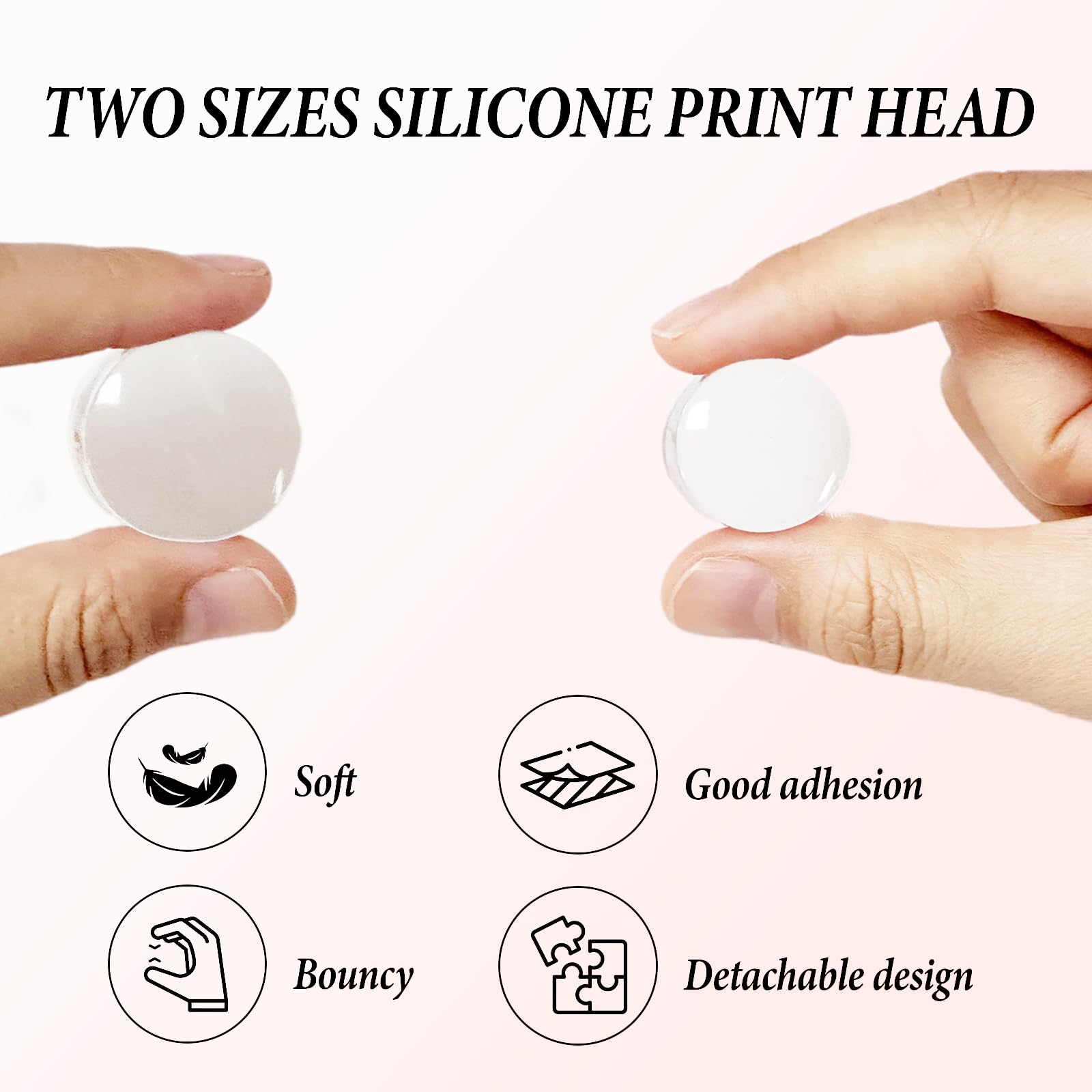 Ivicoo nail art stamper kit with acrylic scraper