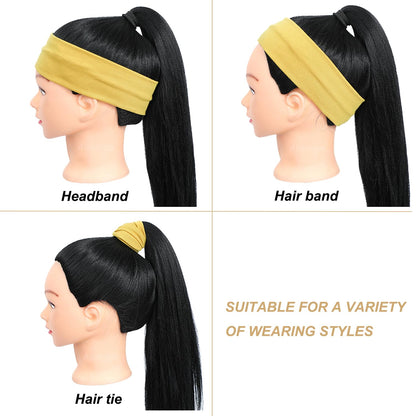 Stretchy material demonstration of Ainitops hair accessories