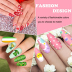 Display of all 6 Whaline nail art plates in the kit