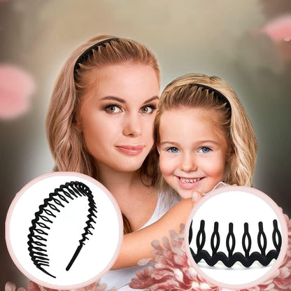 Side profile of Ultimute effortless hair accessories