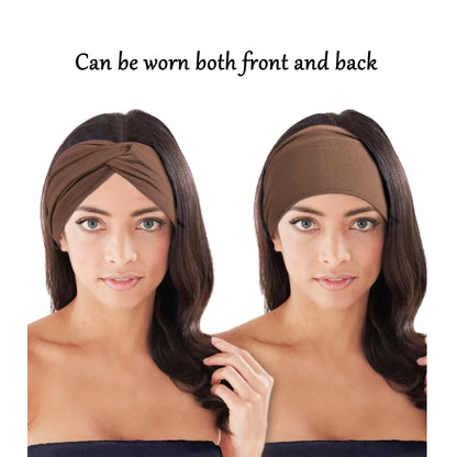 Jesries non-slip knotted turban headbands for sports