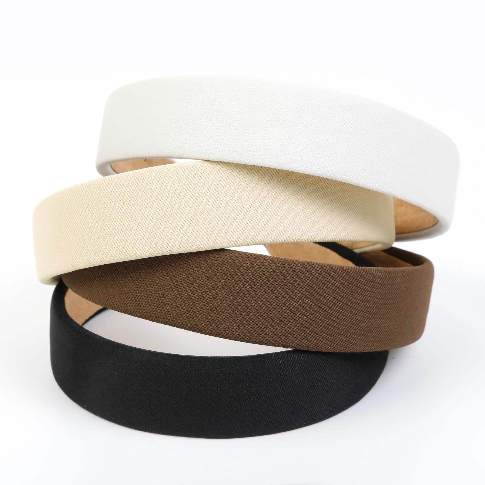 Side profile of Huachi fabric covered women headbands