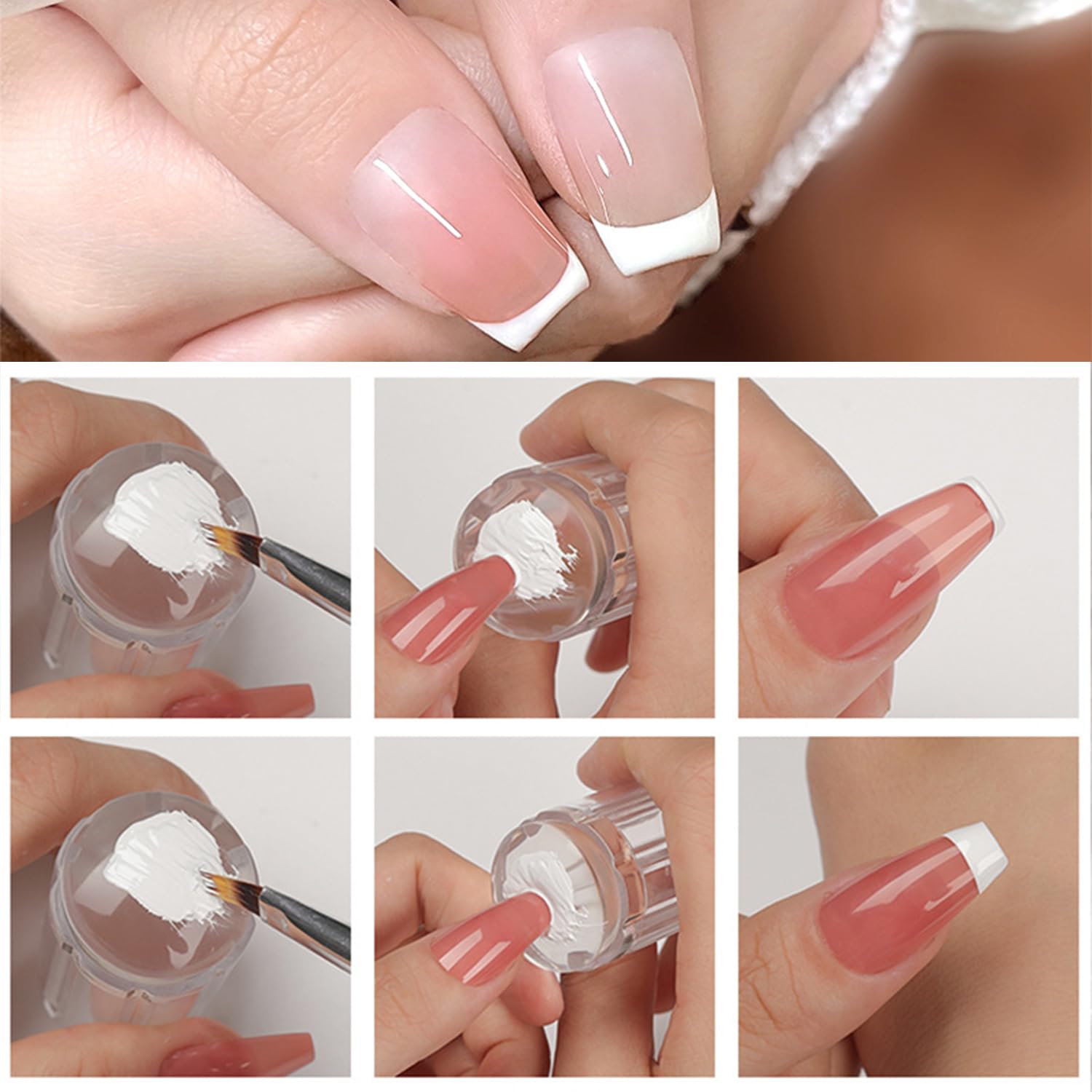 Acrylic scraper included in the NPAH nail stamping tool set