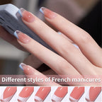 Transparent handle and soft silicone head of the NPAH nail tool