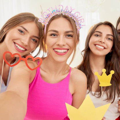 Cieher birthday tiara for women and girls side angle