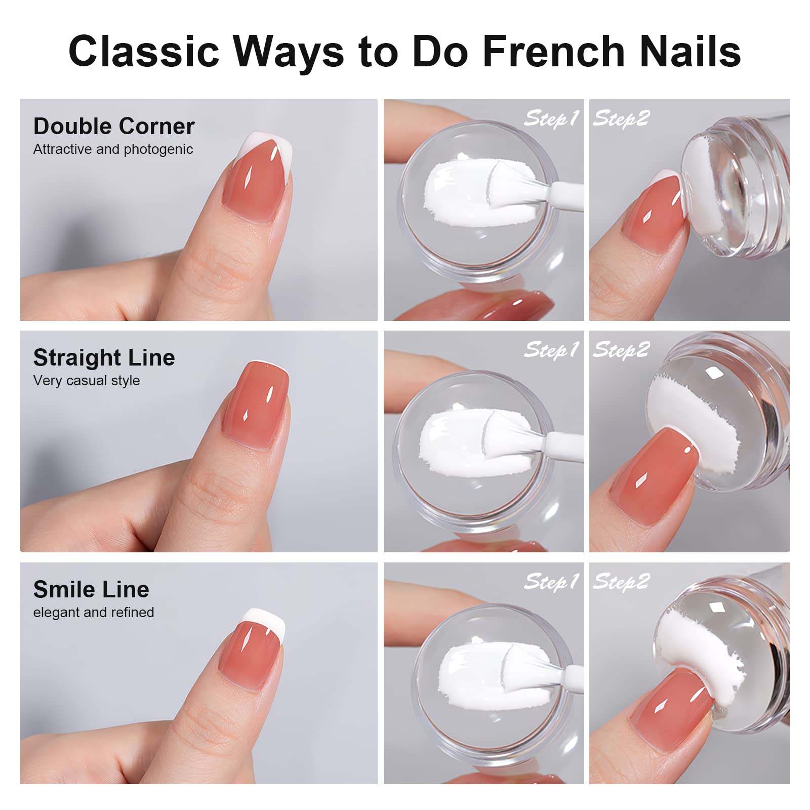 Sagebio nail art stamper with included scraper tool