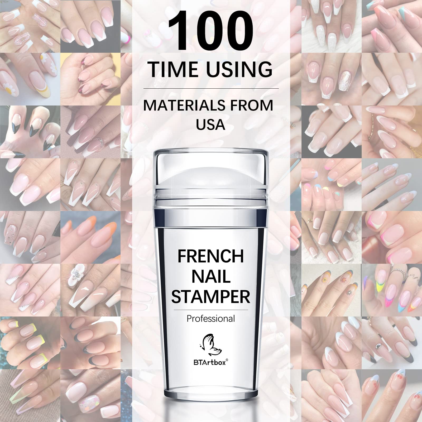Btartbox professional nail scraper for French tips