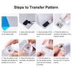 Demonstration of pattern transfer with Sagebio silicone stamper