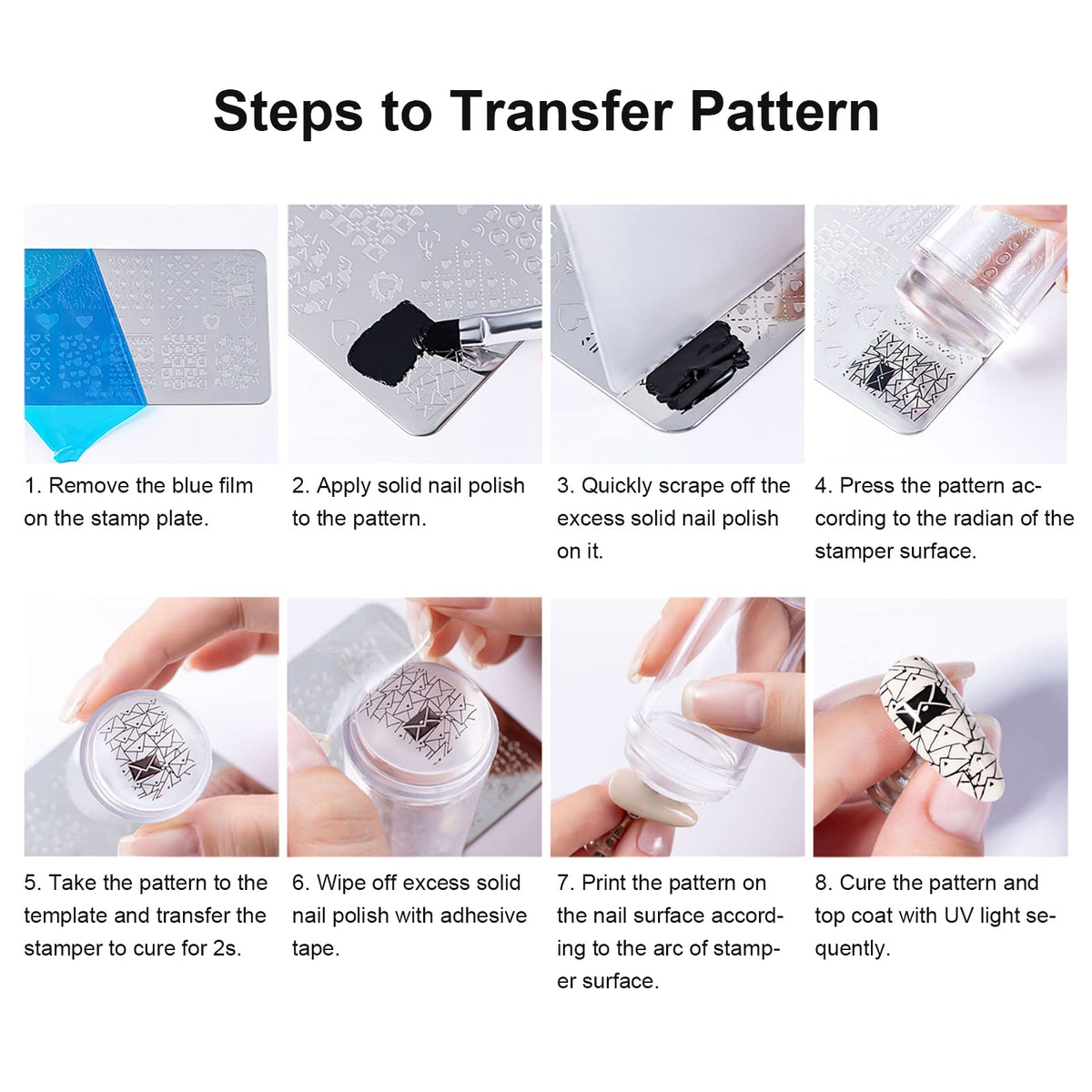 Demonstration of pattern transfer with Sagebio silicone stamper